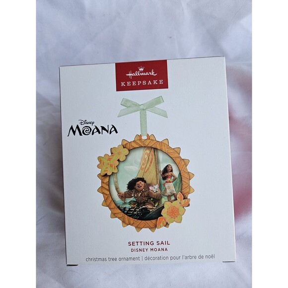 Hallmark Other - Hallmark Keepsake 2025 Setting Sail Disney Moana Ornament